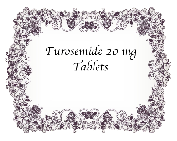 Furosemide (Lasix) 20mg Tablets